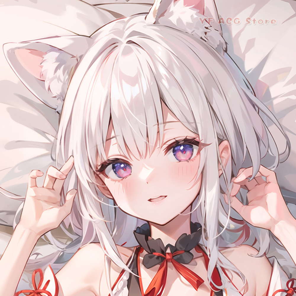 Case Fan - Azur Lane Yukikaze Dakimakura Cover Double